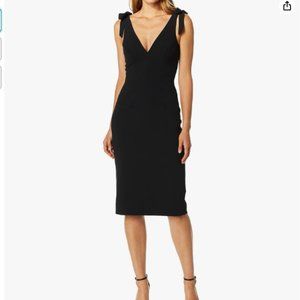 Dress the Population Midi Sheath Dress With Bows
